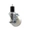 Service Caster 4'' Nylon Swivel 1-3/4'' Expanding Stem Caster with Brake SCC-EX20S414-NYS-TLB-134 - alternate 1